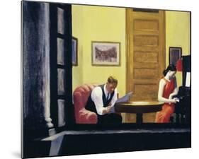 Room in New York, 1932-Edward Hopper-Mounted Giclee Print