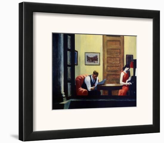 Room in New York-Edward Hopper-Framed Art Print