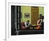 Room in New York-Edward Hopper-Framed Giclee Print