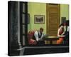 Room in New York-Edward Hopper-Stretched Canvas