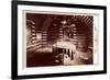 Room Made of Wine Bottles with Table-null-Framed Premium Giclee Print