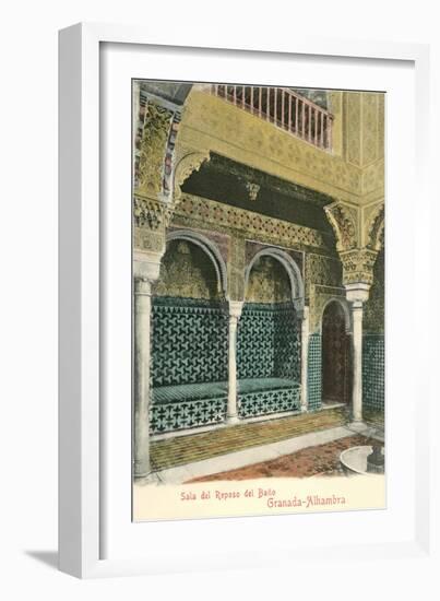 Room of Bathing Repose, Alhambra, Granada, Spain-null-Framed Art Print