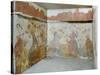 Room of Lilies or Spring, Akrotiri Fresco, Thera-null-Stretched Canvas