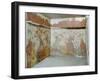 Room of Lilies or Spring, Akrotiri Fresco, Thera-null-Framed Giclee Print