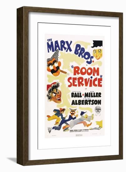 Room Service, 1938-null-Framed Giclee Print