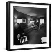 Room Where Actress Lana Turner's Daughter Stabbed Gangster Johnny Stompanato to Death-J^ R^ Eyerman-Framed Photographic Print