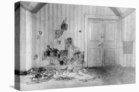 Room Where Tsar Nicholas II and His Family Were Executed, Yekaterinburg, Russia, July 17 1918-null-Stretched Canvas