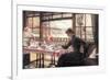 Room with a Glance from the Port-James Tissot-Framed Premium Giclee Print