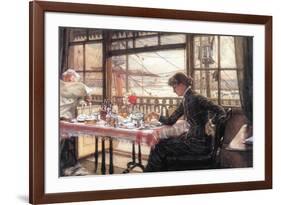 Room with a Glance from the Port-James Tissot-Framed Premium Giclee Print