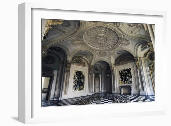 Room with Exhibitions of Modern Art, Castle of Rivoli-null-Framed Giclee Print