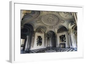 Room with Exhibitions of Modern Art, Castle of Rivoli-null-Framed Giclee Print