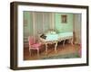 Room with the Harpsichord Used by Mozart in Prague-null-Framed Giclee Print