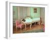 Room with the Harpsichord Used by Mozart in Prague-null-Framed Giclee Print