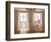 Room with Windows and Balcony Door-JZhuk-Framed Photographic Print