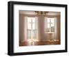 Room with Windows and Balcony Door-JZhuk-Framed Photographic Print