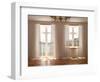 Room with Windows and Balcony Door-JZhuk-Framed Photographic Print