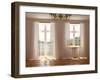 Room with Windows and Balcony Door-JZhuk-Framed Photographic Print