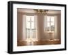 Room with Windows and Balcony Door-JZhuk-Framed Photographic Print