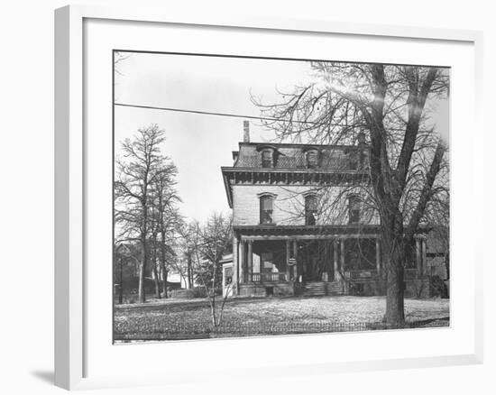 Rooming House-John Vachon-Framed Photographic Print