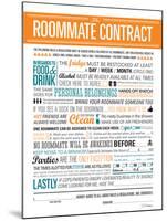 Roommate Contract-JJ Brando-Mounted Art Print