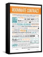 Roommate Contract-JJ Brando-Framed Stretched Canvas