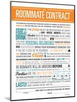 Roommate Contract-JJ Brando-Mounted Art Print