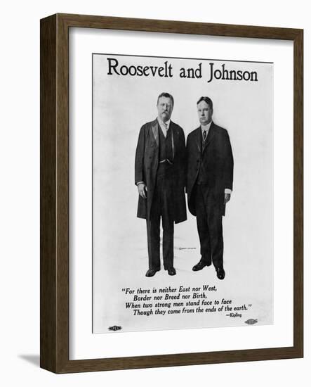 Roosevelt Campaign Poster for 1912 Presidential Election-null-Framed Giclee Print