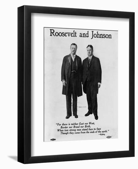 Roosevelt Campaign Poster for 1912 Presidential Election-null-Framed Giclee Print