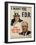 Roosevelt Campaign Poster-David J. Frent-Framed Photographic Print