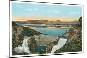 Roosevelt Dam, Apache Trail-null-Mounted Art Print