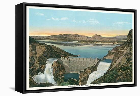 Roosevelt Dam, Apache Trail-null-Framed Stretched Canvas