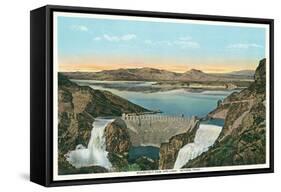 Roosevelt Dam, Apache Trail-null-Framed Stretched Canvas