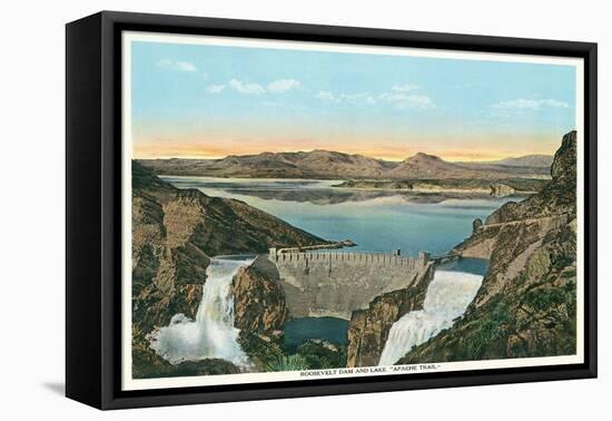 Roosevelt Dam, Apache Trail-null-Framed Stretched Canvas