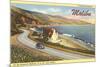 Roosevelt Highway, Malibu, California-null-Mounted Premium Giclee Print