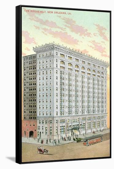 Roosevelt Hotel, New Orleans-null-Framed Stretched Canvas