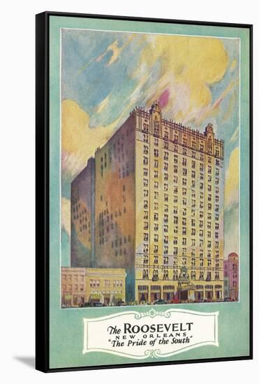 Roosevelt Hotel, New Orleans-null-Framed Stretched Canvas