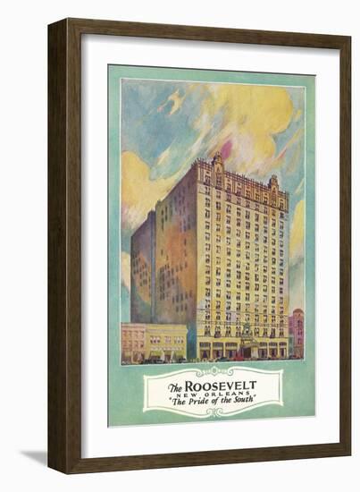 Roosevelt Hotel, New Orleans-null-Framed Art Print