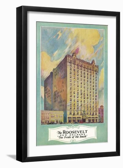 Roosevelt Hotel, New Orleans-null-Framed Art Print