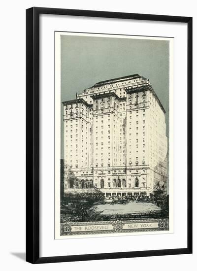 Roosevelt Hotel, New York City-null-Framed Art Print