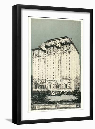 Roosevelt Hotel, New York City-null-Framed Art Print