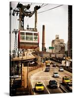 Roosevelt Island Tram and Ed Koch Queensboro Bridge (Queensbridge) Entry View, Manhattan, New York-Philippe Hugonnard-Stretched Canvas