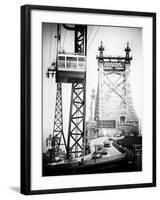 Roosevelt Island Tram and Ed Koch Queensboro Bridge (Queensbridge), Manhattan, New York City-Philippe Hugonnard-Framed Premium Photographic Print