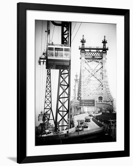 Roosevelt Island Tram and Ed Koch Queensboro Bridge (Queensbridge), Manhattan, New York City-Philippe Hugonnard-Framed Photographic Print