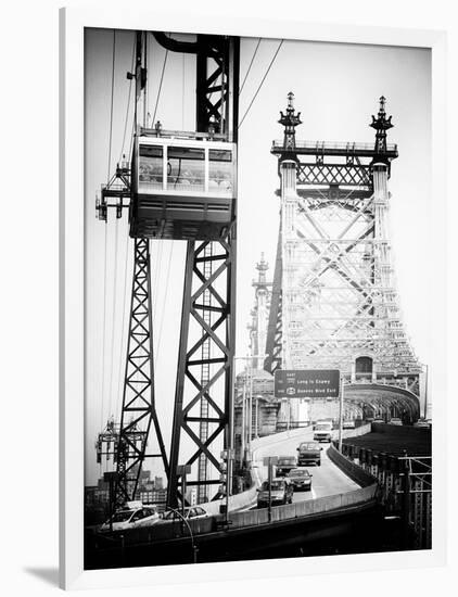 Roosevelt Island Tram and Ed Koch Queensboro Bridge (Queensbridge), Manhattan, New York City-Philippe Hugonnard-Framed Photographic Print