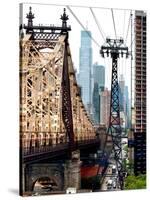 Roosevelt Island Tram and Ed Koch Queensboro Bridge (Queensbridge) Views, Manhattan, New York, US-Philippe Hugonnard-Stretched Canvas