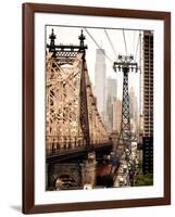 Roosevelt Island Tram and Ed Koch Queensboro Bridge (Queensbridge) Views, Manhattan, New York-Philippe Hugonnard-Framed Photographic Print