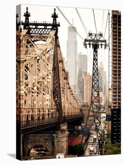 Roosevelt Island Tram and Ed Koch Queensboro Bridge (Queensbridge) Views, Manhattan, New York-Philippe Hugonnard-Stretched Canvas