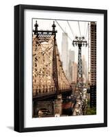 Roosevelt Island Tram and Ed Koch Queensboro Bridge (Queensbridge) Views, Manhattan, New York-Philippe Hugonnard-Framed Photographic Print