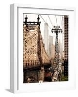 Roosevelt Island Tram and Ed Koch Queensboro Bridge (Queensbridge) Views, Manhattan, New York-Philippe Hugonnard-Framed Photographic Print