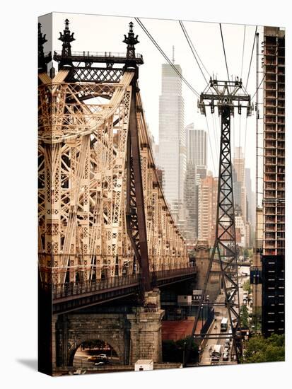 Roosevelt Island Tram and Ed Koch Queensboro Bridge (Queensbridge) Views, Manhattan, New York-Philippe Hugonnard-Stretched Canvas